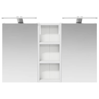 vidaXL Bathroom Cabinet Set 3 pcs 80 x 10.5 x 50 cm Engineered wood