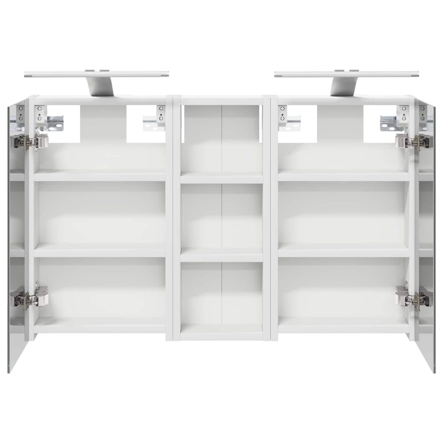 vidaXL Bathroom Cabinet Set 3 pcs 80 x 10.5 x 50 cm Engineered wood