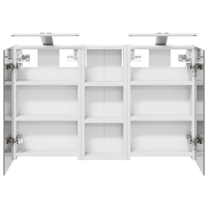 vidaXL Bathroom Cabinet Set 3 pcs 80 x 10.5 x 50 cm Engineered wood
