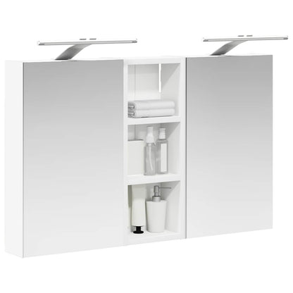 vidaXL Bathroom Cabinet Set 3 pcs 80 x 10.5 x 50 cm Engineered wood