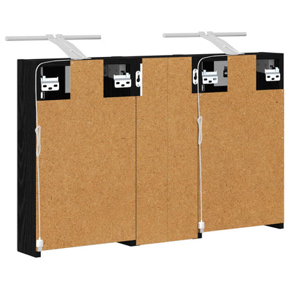 vidaXL Bathroom Cabinet Set 3 pcs 80 x 10.5 x 50 cm Engineered wood