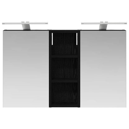 vidaXL Bathroom Cabinet Set 3 pcs 80 x 10.5 x 50 cm Engineered wood