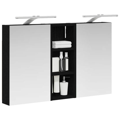 vidaXL Bathroom Cabinet Set 3 pcs 80 x 10.5 x 50 cm Engineered wood
