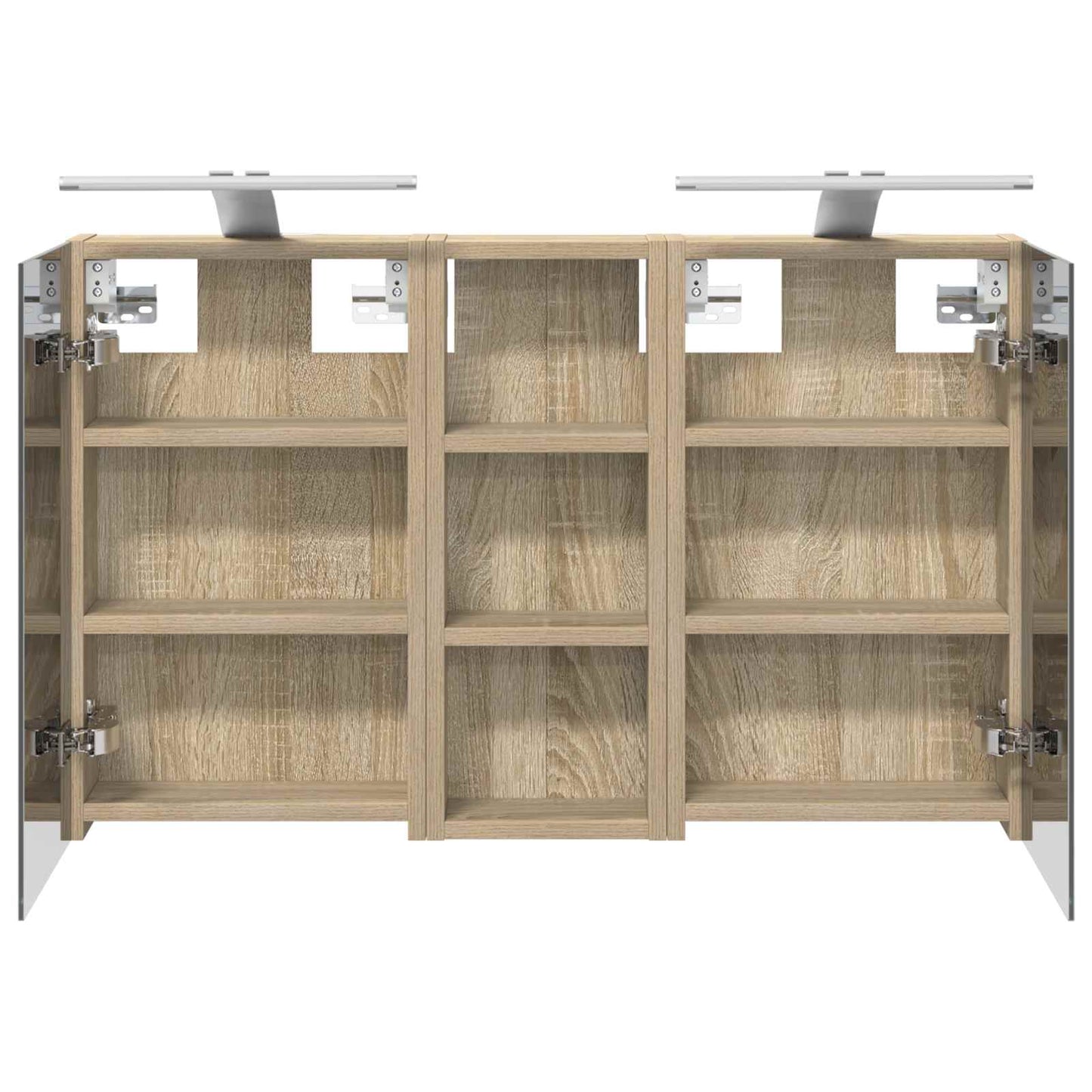 vidaXL Bathroom Cabinet Set 3 pcs 80 x 10.5 x 50 cm Engineered wood