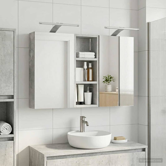 vidaXL Bathroom Cabinet Set 3 pcs 80 x 10.5 x 50 cm Engineered wood