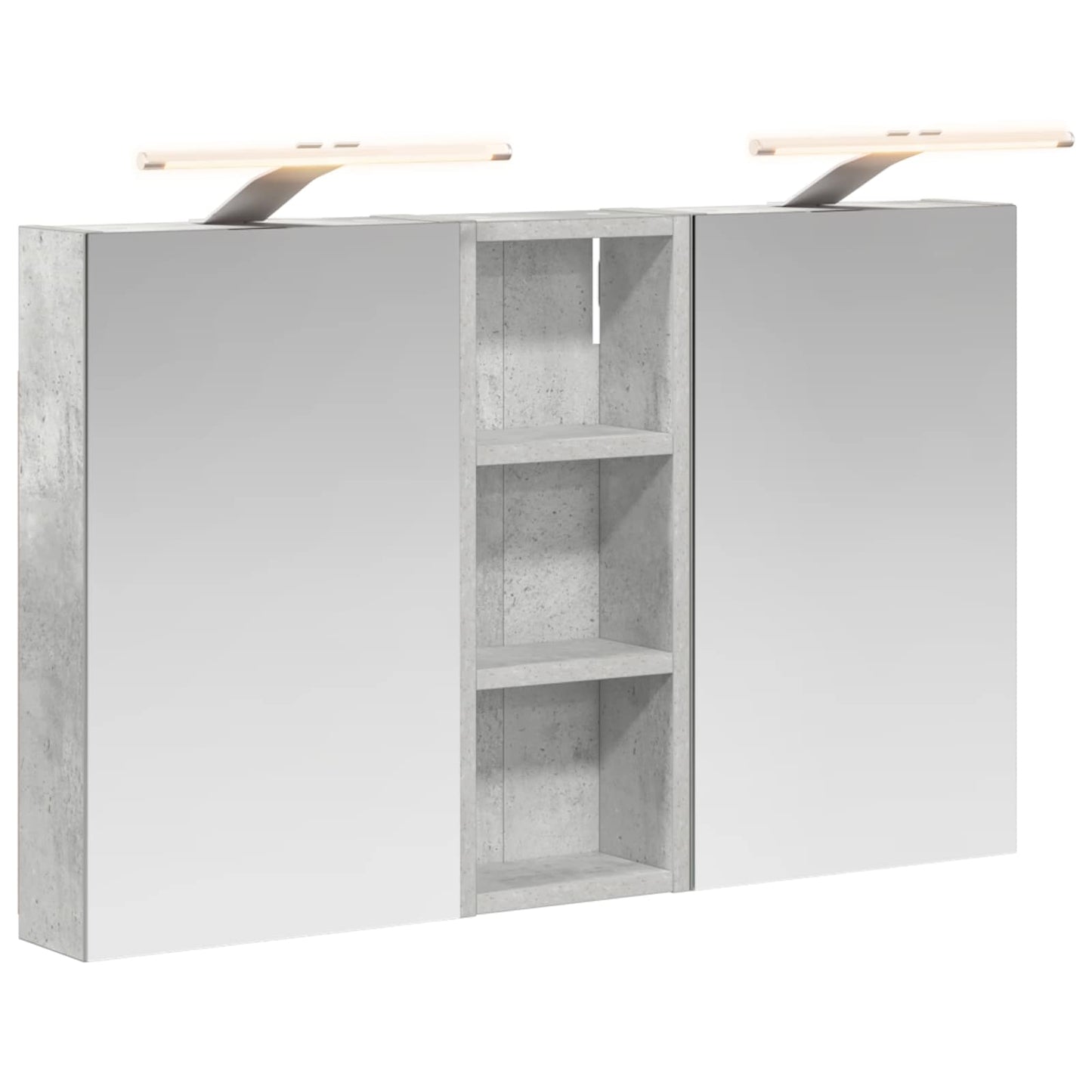 vidaXL Bathroom Cabinet Set 3 pcs 80 x 10.5 x 50 cm Engineered wood