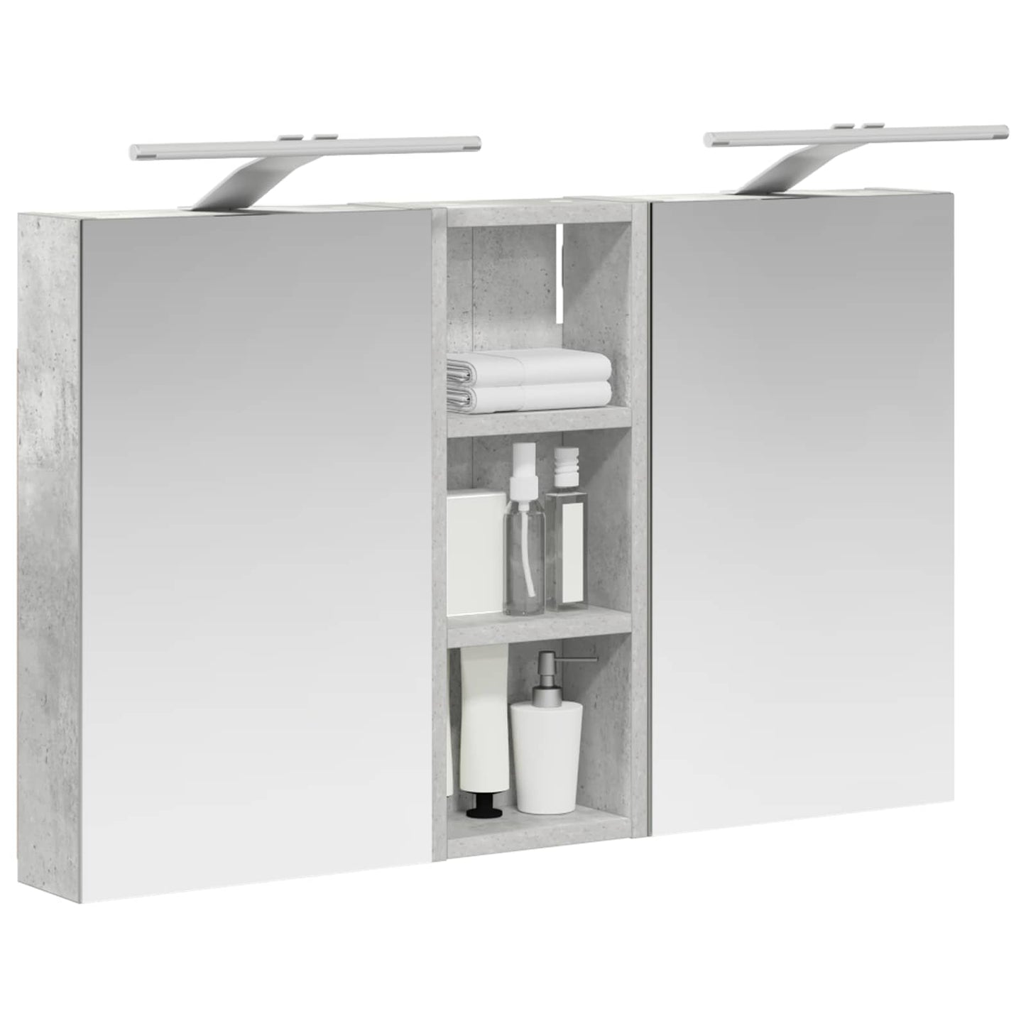 vidaXL Bathroom Cabinet Set 3 pcs 80 x 10.5 x 50 cm Engineered wood