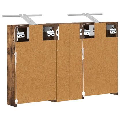 vidaXL Bathroom Cabinet Set 3 pcs 80 x 10.5 x 50 cm Engineered wood