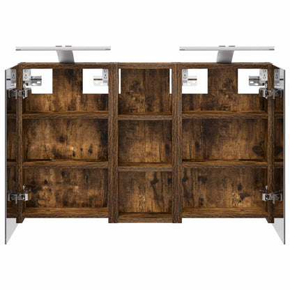 vidaXL Bathroom Cabinet Set 3 pcs 80 x 10.5 x 50 cm Engineered wood