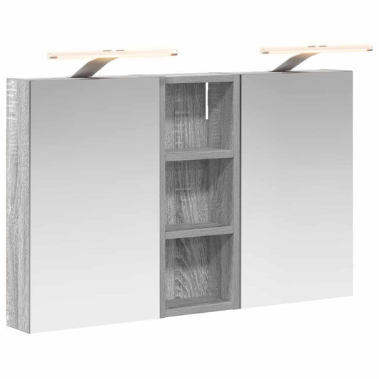 vidaXL Bathroom Cabinet Set 3 pcs 80 x 10.5 x 50 cm Engineered wood