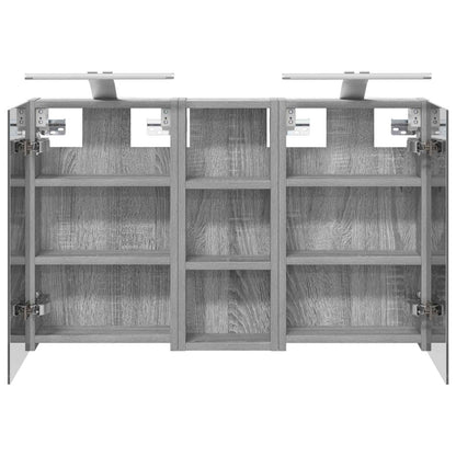 vidaXL Bathroom Cabinet Set 3 pcs 80 x 10.5 x 50 cm Engineered wood
