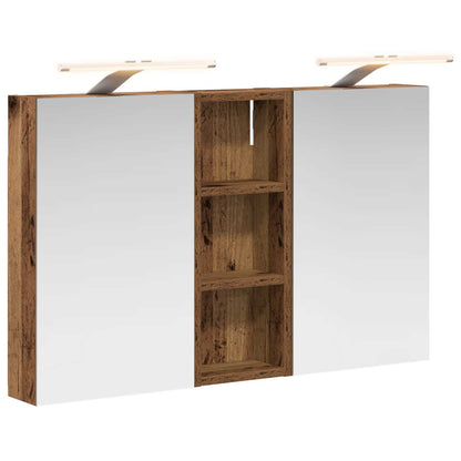 vidaXL Bathroom Cabinet Set 3 pcs 80 x 10.5 x 50 cm Engineered wood