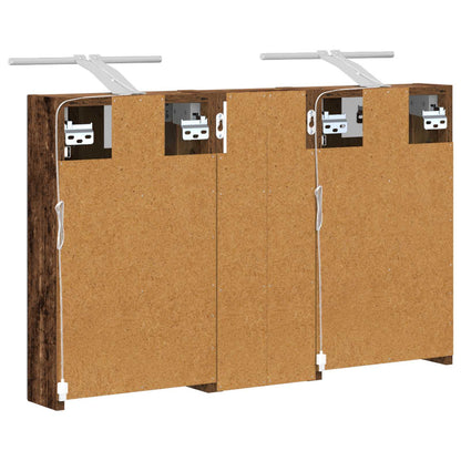 vidaXL Bathroom Cabinet Set 3 pcs 80 x 10.5 x 50 cm Engineered wood