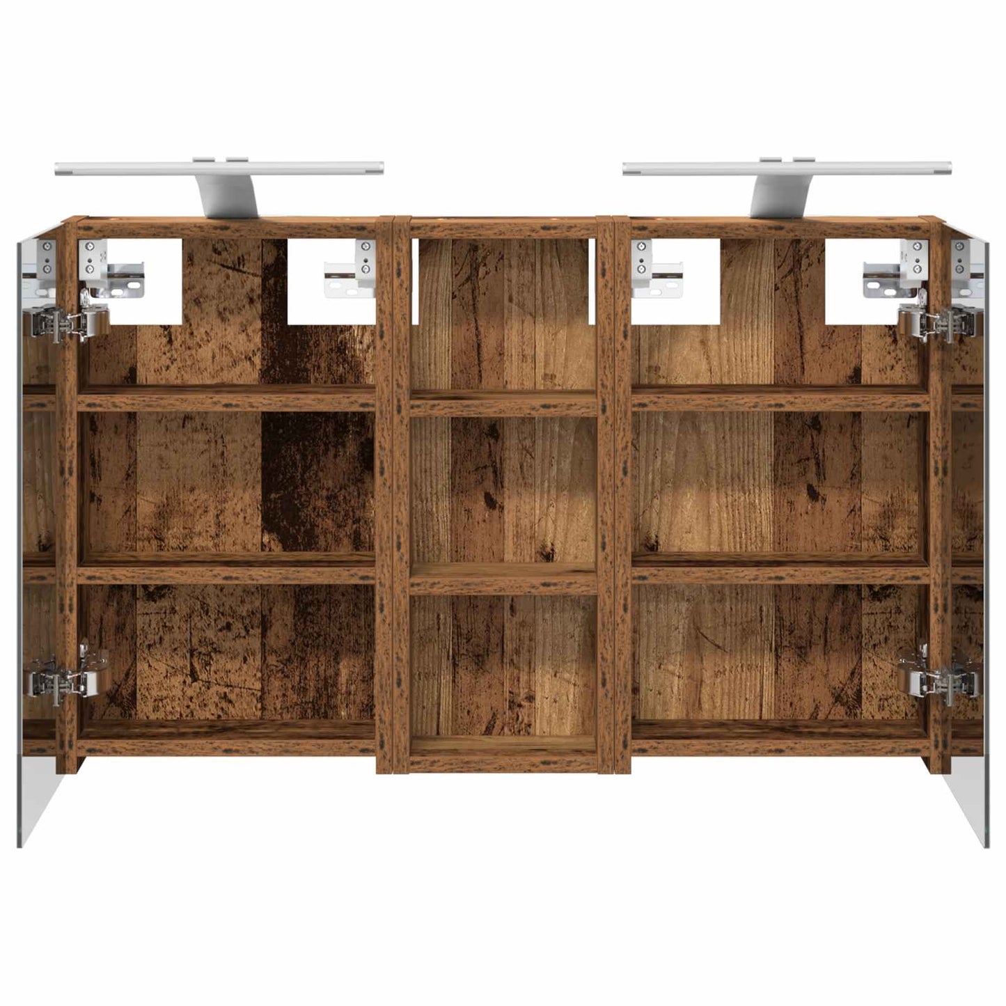 vidaXL Bathroom Cabinet Set 3 pcs 80 x 10.5 x 50 cm Engineered wood