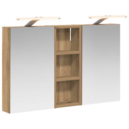 vidaXL Bathroom Cabinet Set 3 pcs 80 x 10.5 x 50 cm Engineered wood