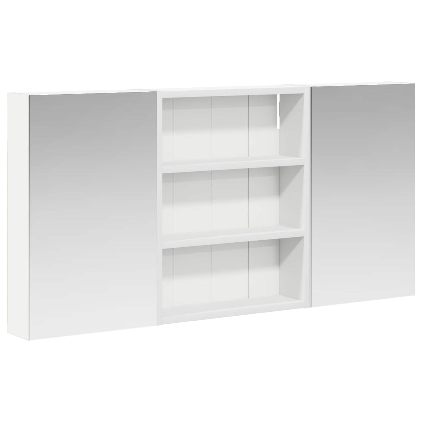 vidaXL Bathroom Cabinet Set 3 pcs 100 x 10.5 x 50 cm Engineered wood