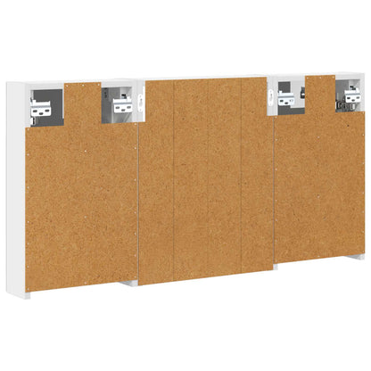 vidaXL Bathroom Cabinet Set 3 pcs 100 x 10.5 x 50 cm Engineered wood