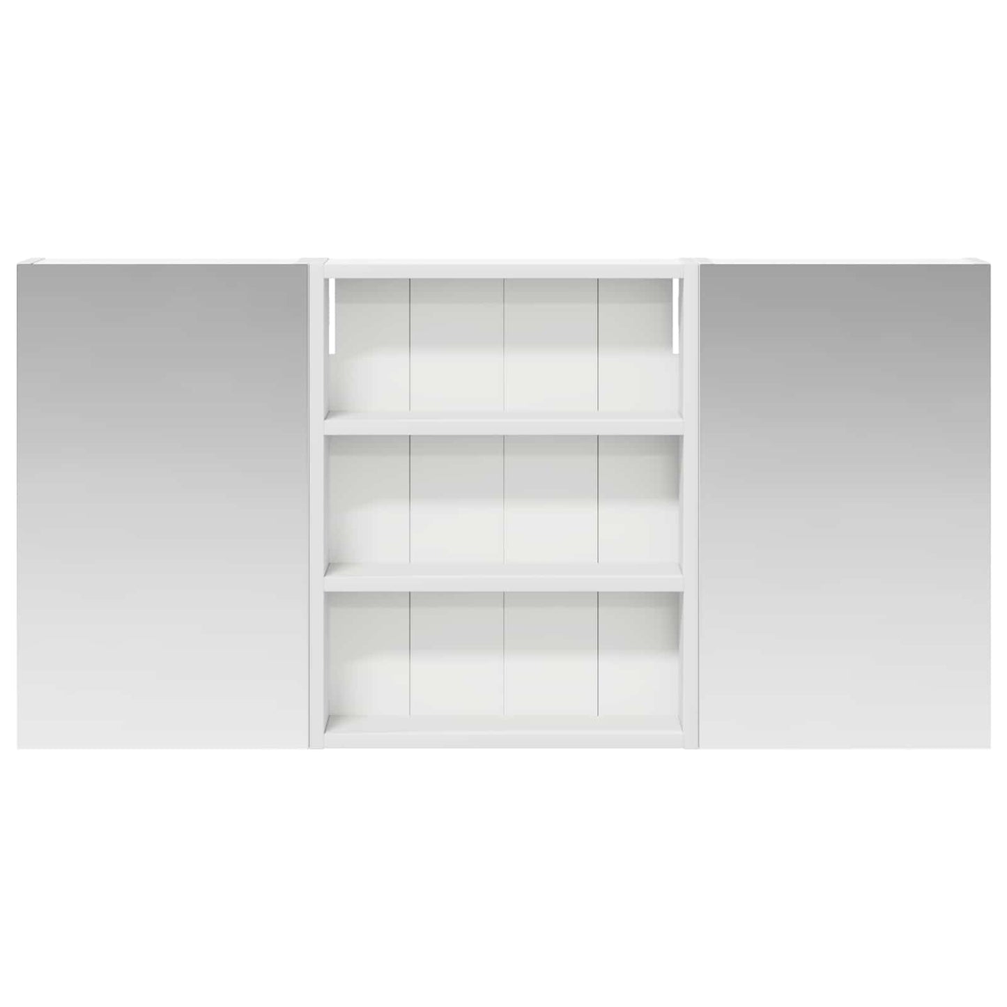 vidaXL Bathroom Cabinet Set 3 pcs 100 x 10.5 x 50 cm Engineered wood