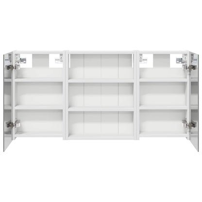 vidaXL Bathroom Cabinet Set 3 pcs 100 x 10.5 x 50 cm Engineered wood