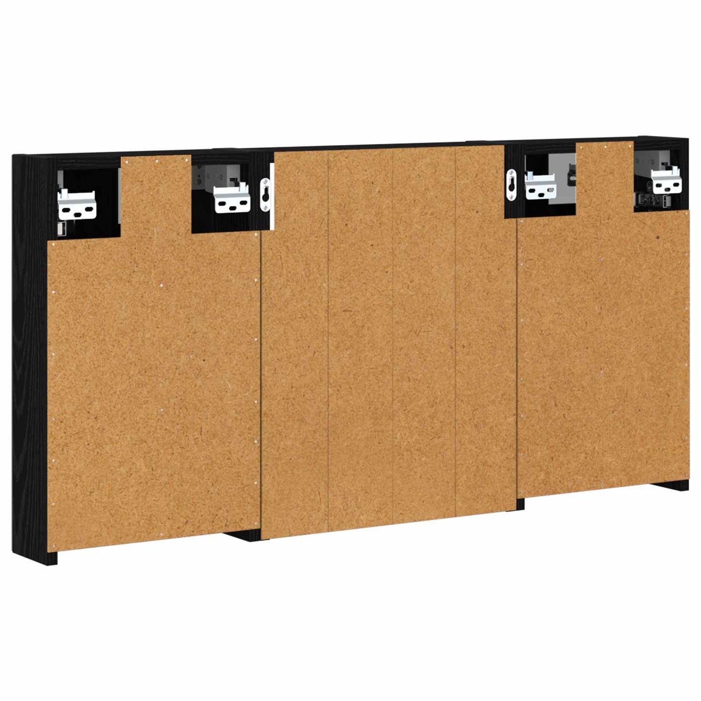 vidaXL Bathroom Cabinet Set 3 pcs 100 x 10.5 x 50 cm Engineered wood