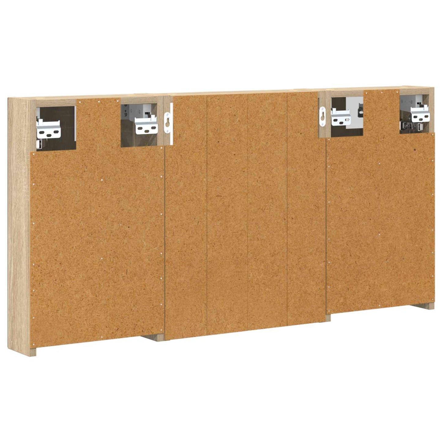 vidaXL Bathroom Cabinet Set 3 pcs 100 x 10.5 x 50 cm Engineered wood