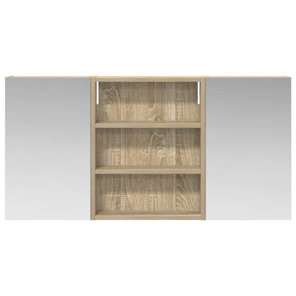 vidaXL Bathroom Cabinet Set 3 pcs 100 x 10.5 x 50 cm Engineered wood