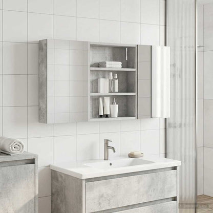vidaXL Bathroom Cabinet Set 3 pcs 100 x 10.5 x 50 cm Engineered wood