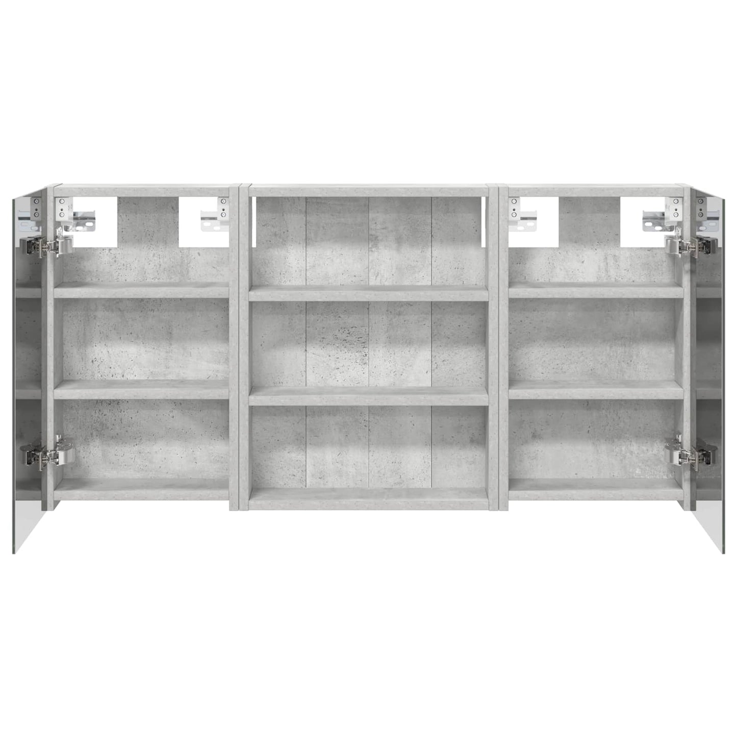 vidaXL Bathroom Cabinet Set 3 pcs 100 x 10.5 x 50 cm Engineered wood
