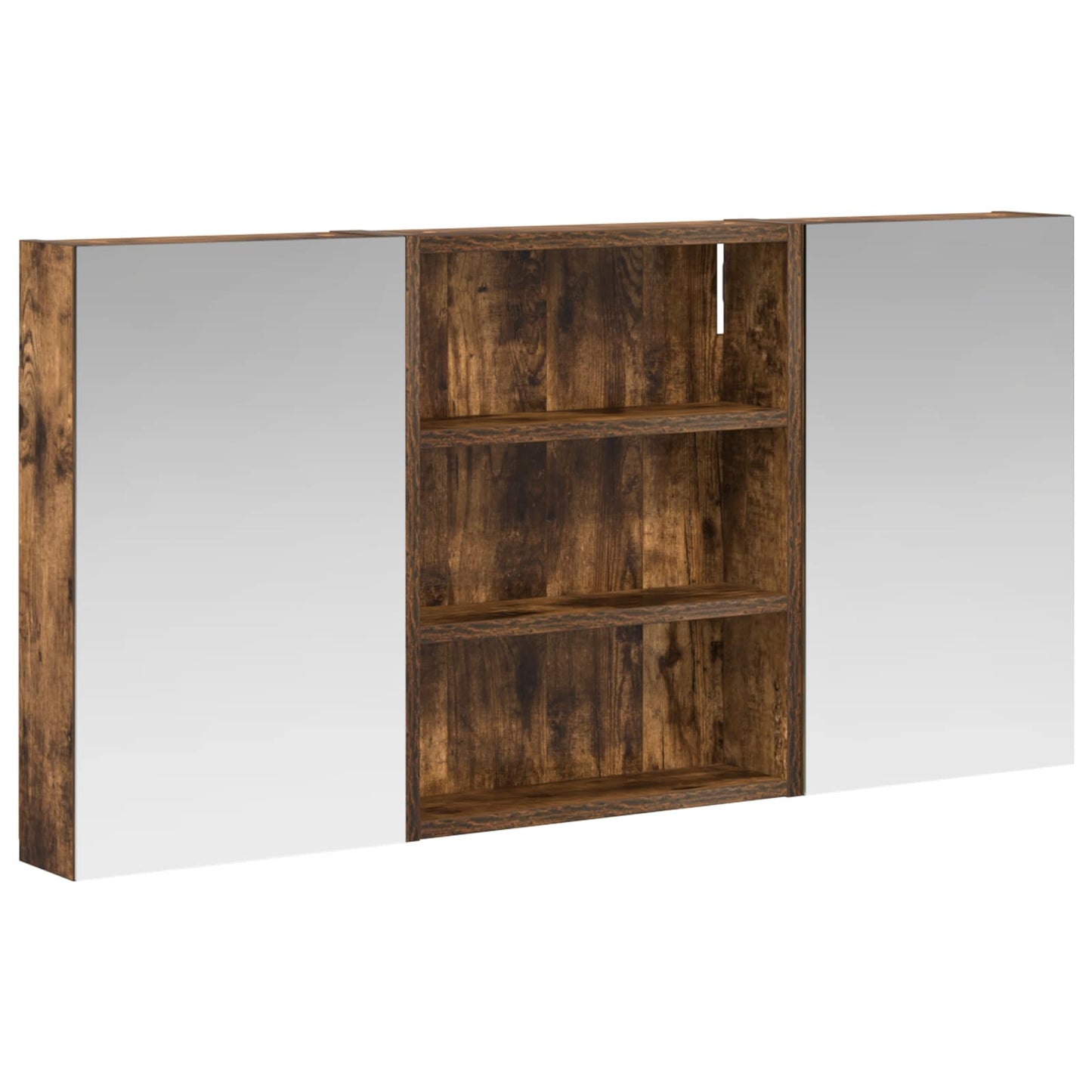 vidaXL Bathroom Cabinet Set 3 pcs 100 x 10.5 x 50 cm Engineered wood
