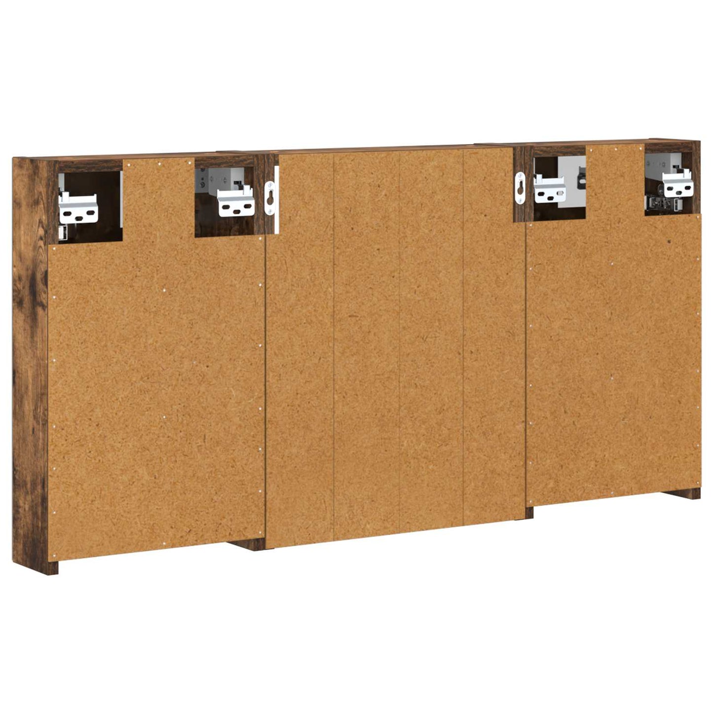 vidaXL Bathroom Cabinet Set 3 pcs 100 x 10.5 x 50 cm Engineered wood