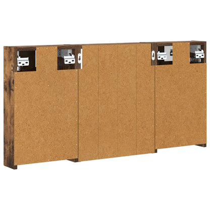 vidaXL Bathroom Cabinet Set 3 pcs 100 x 10.5 x 50 cm Engineered wood