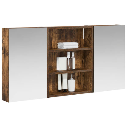 vidaXL Bathroom Cabinet Set 3 pcs 100 x 10.5 x 50 cm Engineered wood