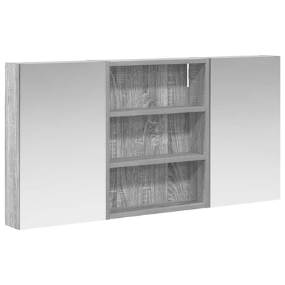 vidaXL Bathroom Cabinet Set 3 pcs 100 x 10.5 x 50 cm Engineered wood