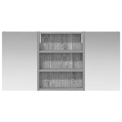 vidaXL Bathroom Cabinet Set 3 pcs 100 x 10.5 x 50 cm Engineered wood