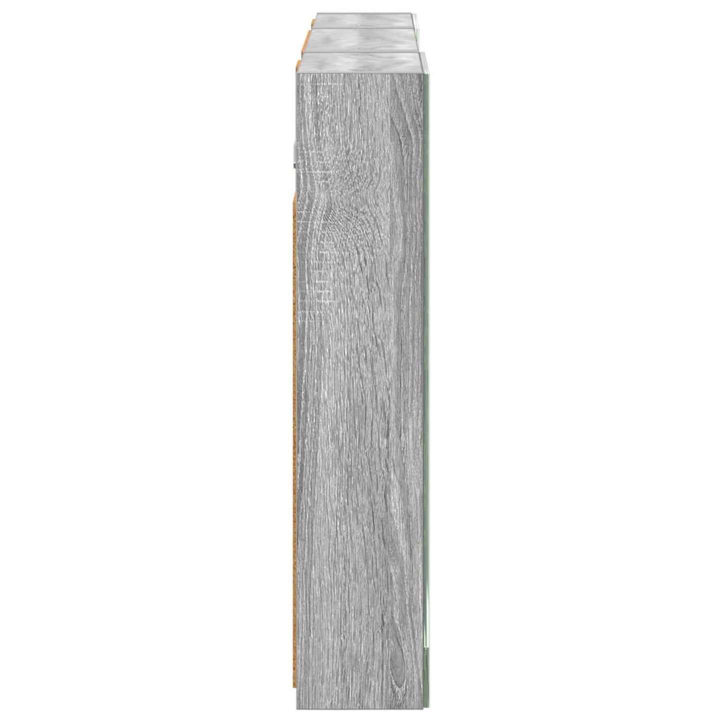 vidaXL Bathroom Cabinet Set 3 pcs 100 x 10.5 x 50 cm Engineered wood