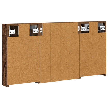 vidaXL Bathroom Cabinet Set 3 pcs 100 x 10.5 x 50 cm Engineered wood