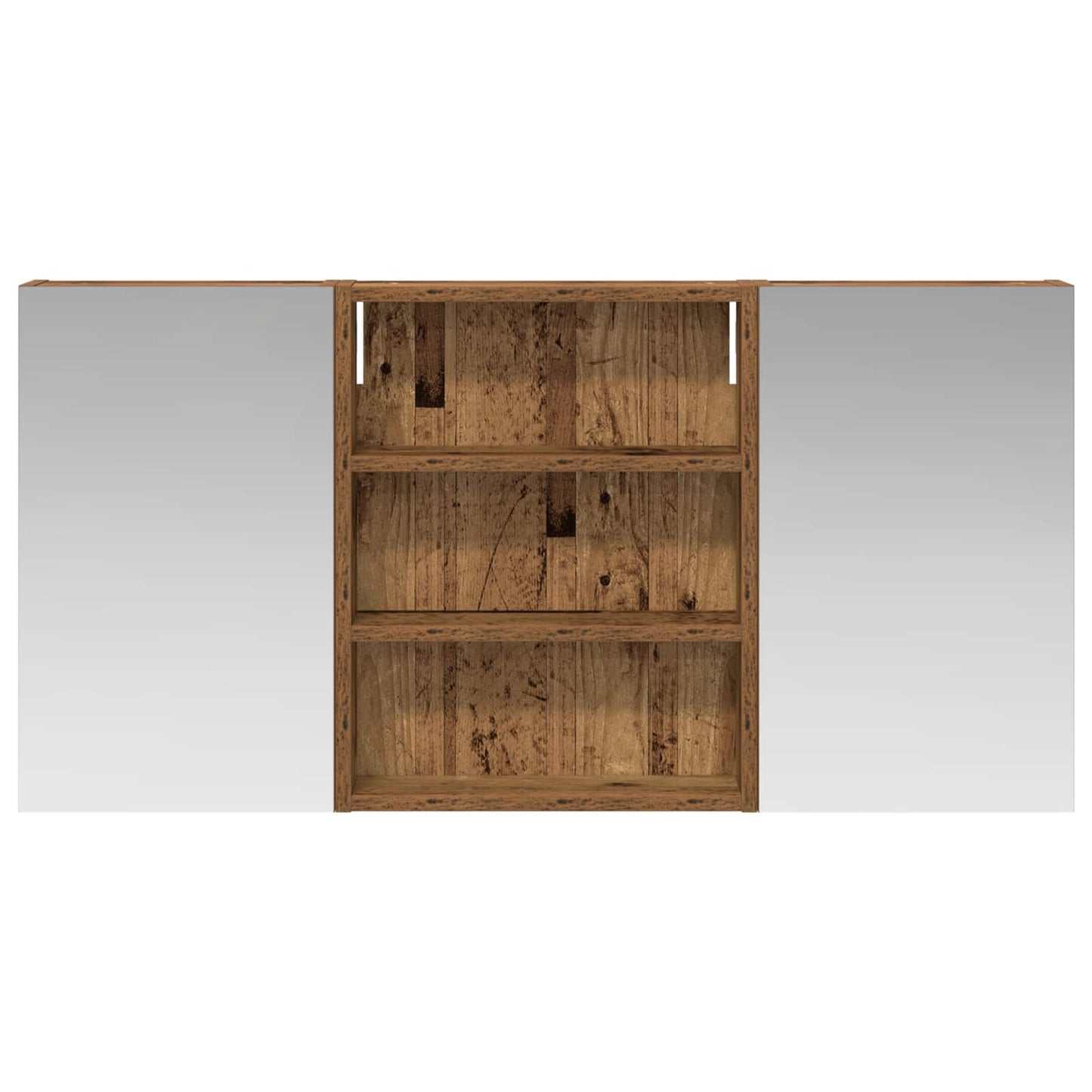 vidaXL Bathroom Cabinet Set 3 pcs 100 x 10.5 x 50 cm Engineered wood