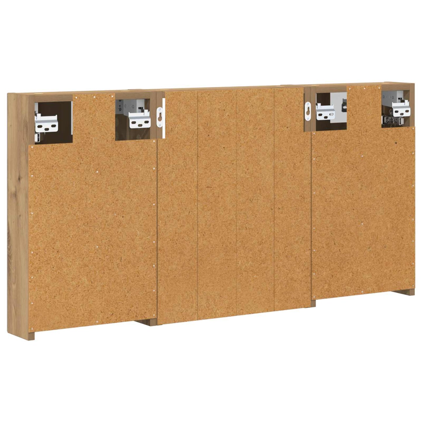 vidaXL Bathroom Cabinet Set 3 pcs 100 x 10.5 x 50 cm Engineered wood