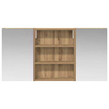 vidaXL Bathroom Cabinet Set 3 pcs 100 x 10.5 x 50 cm Engineered wood