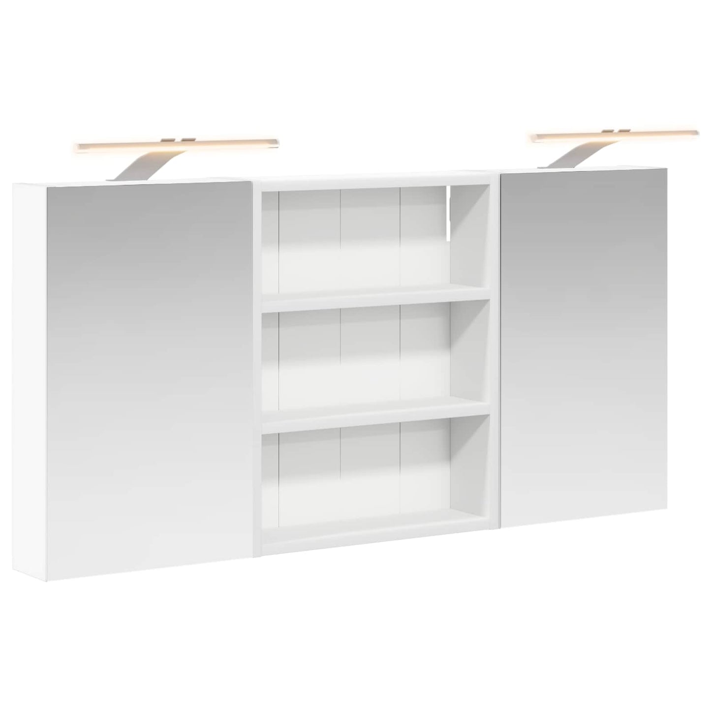 vidaXL Bathroom Cabinet Set 3 pcs 100 x 10.5 x 50 cm Engineered wood