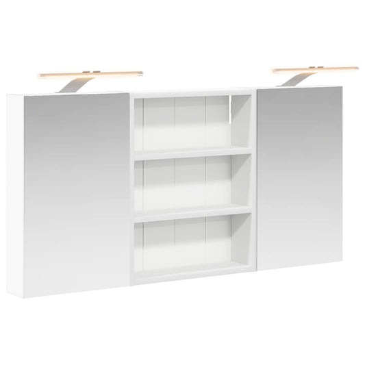 vidaXL Bathroom Cabinet Set 3 pcs 100 x 10.5 x 50 cm Engineered wood