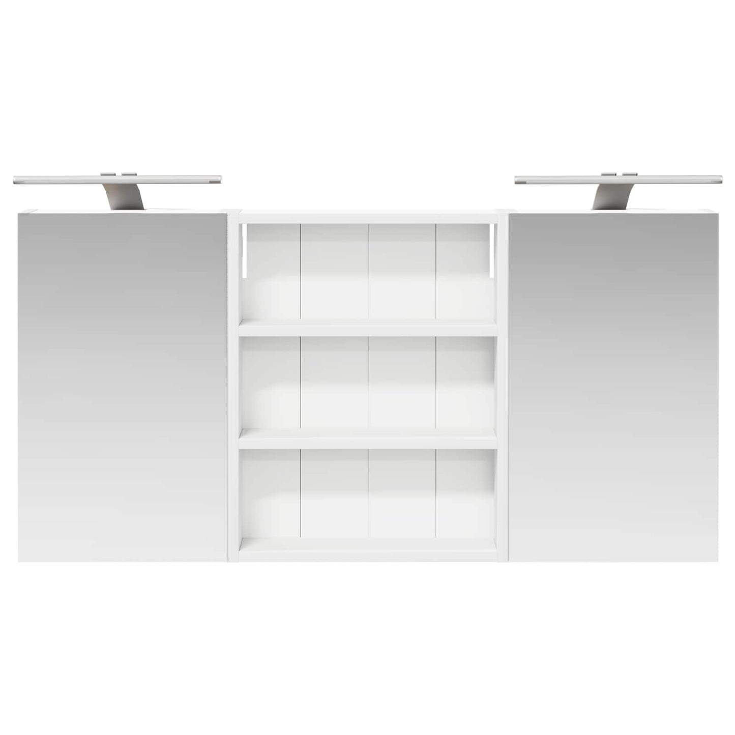 vidaXL Bathroom Cabinet Set 3 pcs 100 x 10.5 x 50 cm Engineered wood