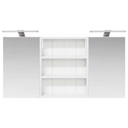 vidaXL Bathroom Cabinet Set 3 pcs 100 x 10.5 x 50 cm Engineered wood