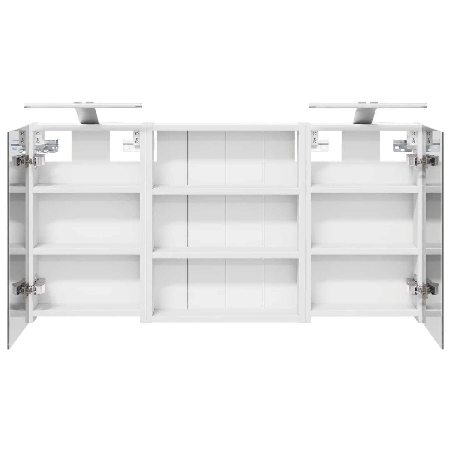 vidaXL Bathroom Cabinet Set 3 pcs 100 x 10.5 x 50 cm Engineered wood