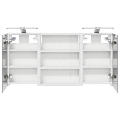 vidaXL Bathroom Cabinet Set 3 pcs 100 x 10.5 x 50 cm Engineered wood