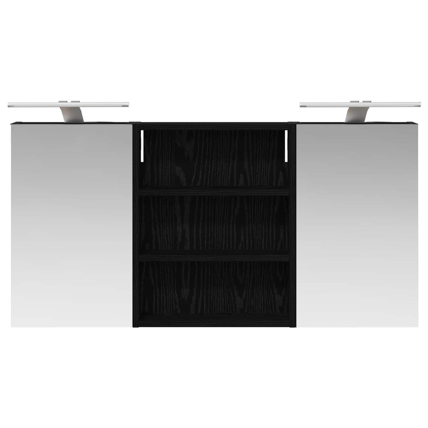 vidaXL Bathroom Cabinet Set 3 pcs 100 x 10.5 x 50 cm Engineered wood