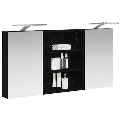 vidaXL Bathroom Cabinet Set 3 pcs 100 x 10.5 x 50 cm Engineered wood