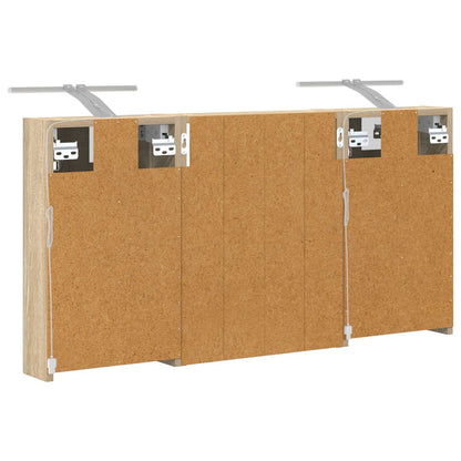 vidaXL Bathroom Cabinet Set 3 pcs 100 x 10.5 x 50 cm Engineered wood