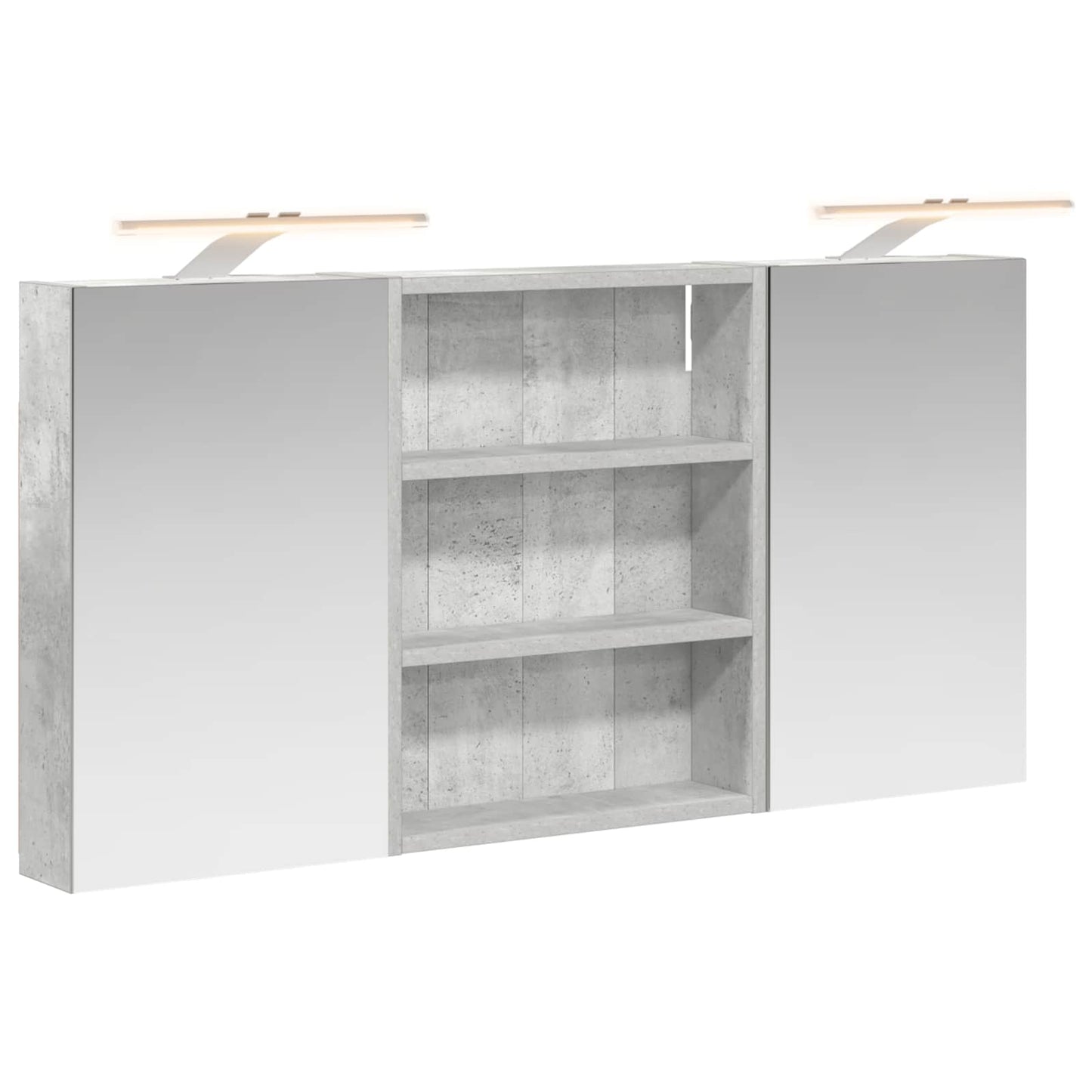 vidaXL Bathroom Cabinet Set 3 pcs 100 x 10.5 x 50 cm Engineered wood