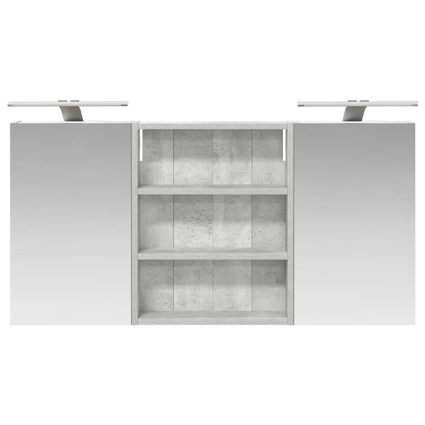 vidaXL Bathroom Cabinet Set 3 pcs 100 x 10.5 x 50 cm Engineered wood